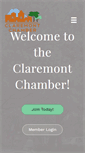 Mobile Screenshot of claremontchamber.org